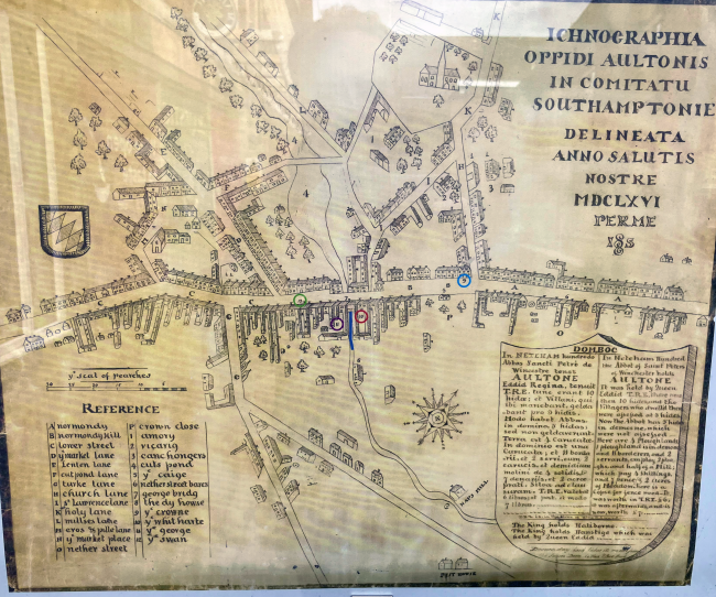 Map showing Alton